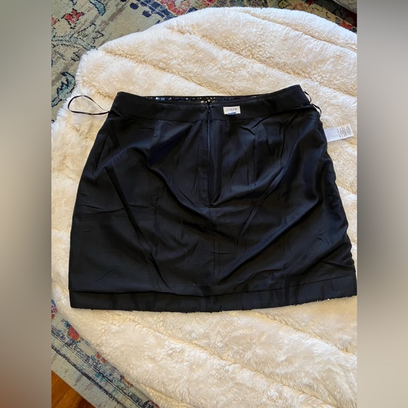 2 PC SET ~J.CREW FACTORY BLACK SRQUIN TOP & SKIRT - Picture 12 of 13
